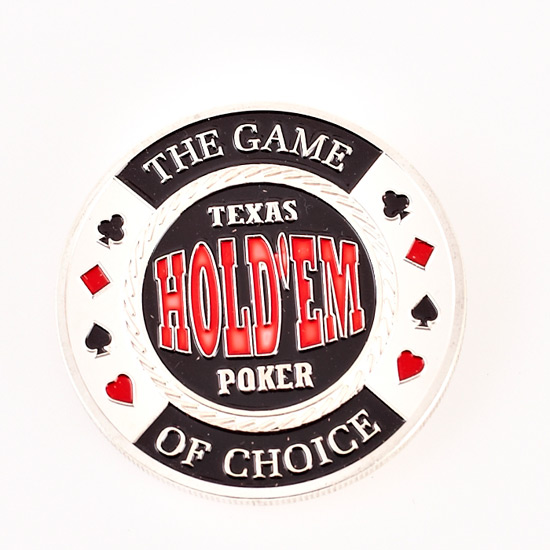 NPL NATIONAL POKER LEAGUE, TEXAS HOLD’EM POKER, THE GAME OF CHOICE, Silver Face, Poker Card Guard