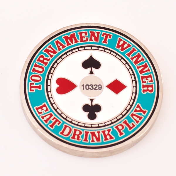 NPPL NATIONAL PUB POKER LEAGUE (No. 10329), TOURNAMENT WINNER, EAT DRINK PLAY,  Poker Card Guard