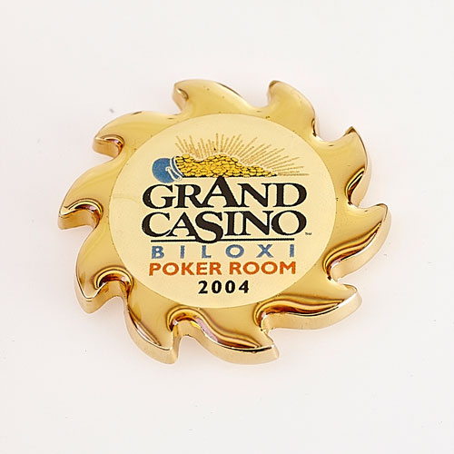 GRAND CASINO BILOXI, POKR ROOM 2004, Poker Card Guard Spinner