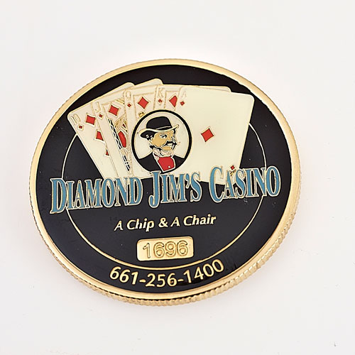 DIAMOND JIM’S CASINO, A CHIP & A CHAIR, Poker Card Guard