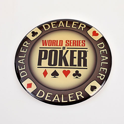 WSOP World Series Of Poker,  POKER DEALER BUTTON