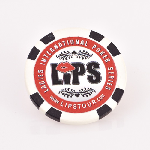 LIPS, LADIES INTERNATONAL POKER SERIES, LIPS, Poker Chip Card Guard