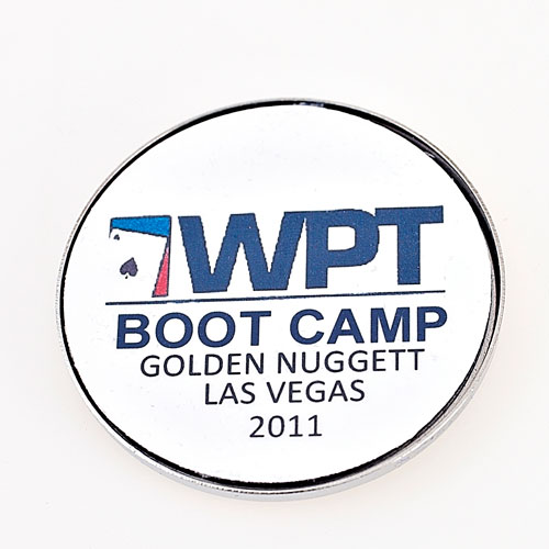 WPT WORLD POKER TOUR, BOOT CAMP Gold Hologram Back, Poker Card Guard