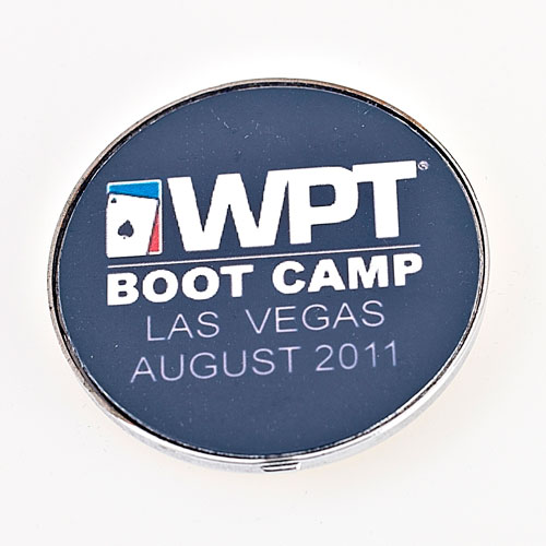 WPT WORLD POKER TOUR, BOOT CAMP Gold Hologram Back, Poker Card Guard