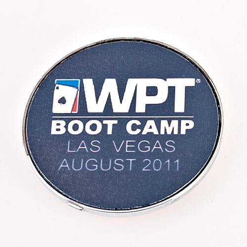 WPT WORLD POKER TOUR, BOOT CAMP Pink Hologram Back, Poker Card Guard