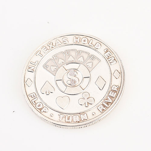 NORTH EAST CHARITY SHIELD, NL TEXAS HOLD’EM,, .999 Silver, Poker Card Guard