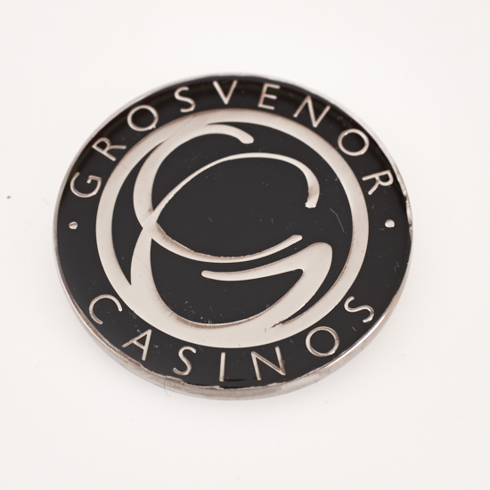 G CASINO, NEW BRIGHTON, QR CODE, GROSVENOR CASINOS,  Poker Card Guard with a Q.R. Code (Quick Response)