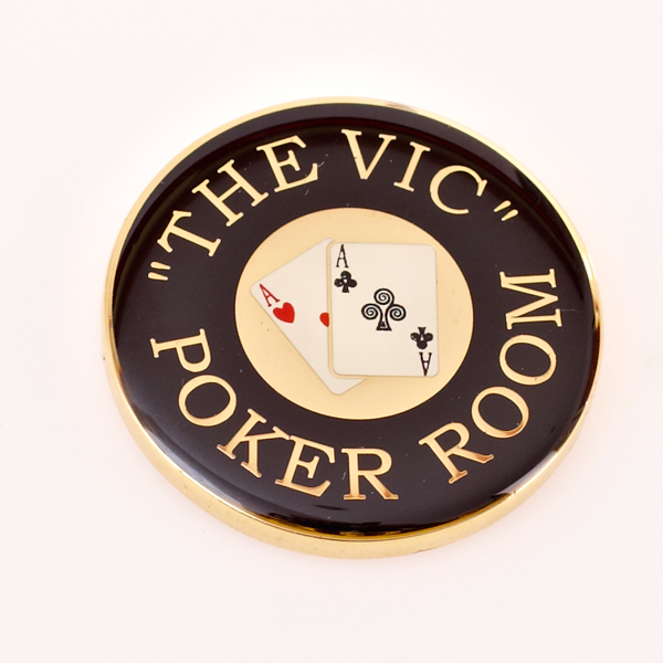 “THE VIC” (THE VICTORIA) POKER ROOM, GROSVENOR CASINO, Poker Card Guard