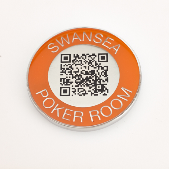 SWANSEA POKER ROOM, QR CODE, GROSVENOR CASINOS, Poker Card Guard