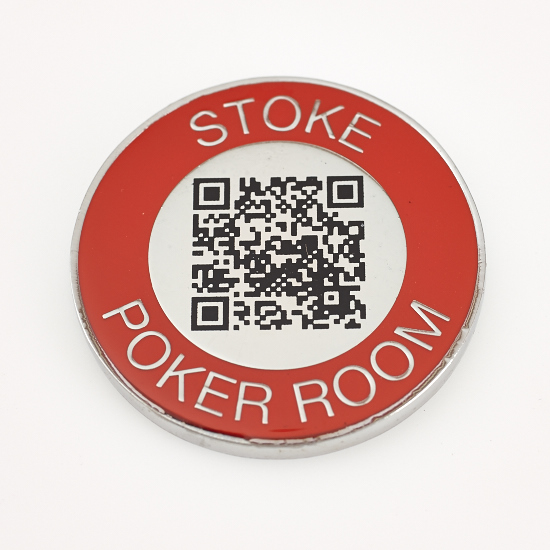 STOKE POKER ROOM, QR CODE, GROSVENOR CASINOS, Poker Card Guard
