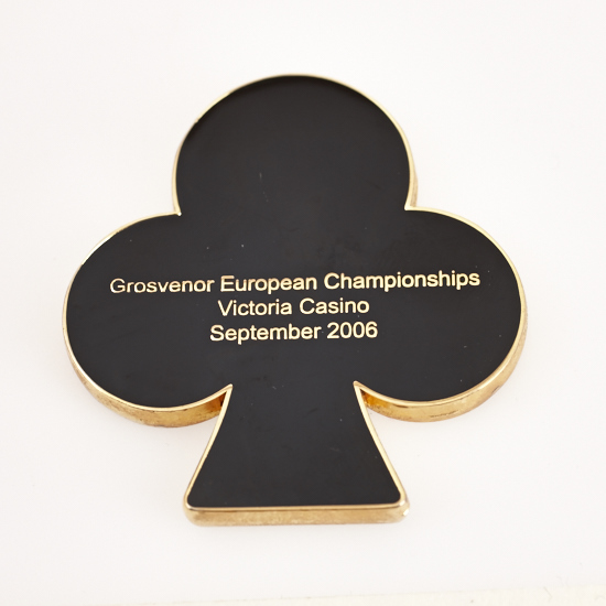 THE VICTORIA (THE VIC), GROSVENOR EUROPEAN CHAMPIONSHIPS VICTORIA CASINO SEPTEMBER 2006, Poker Card Guard