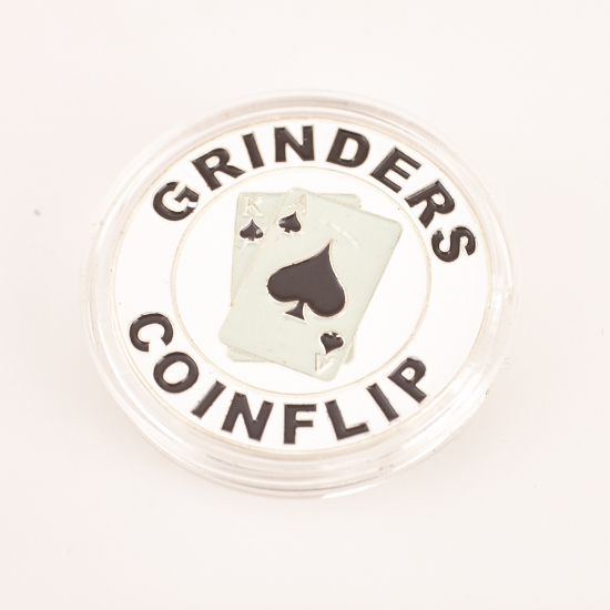 GRINDERS COIN FLIP, Poker Card Guard