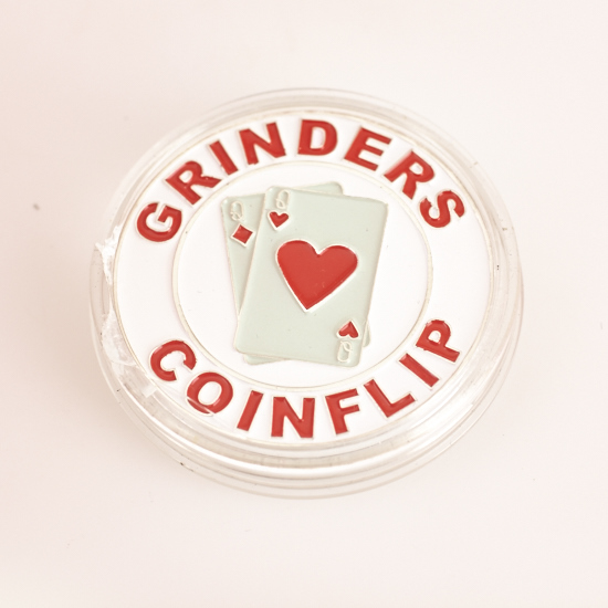 GRINDERS COIN FLIP, Poker Card Guard