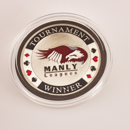 MANLY LEAGUES, TOURNAMENT WINNER, Poker Card Guard