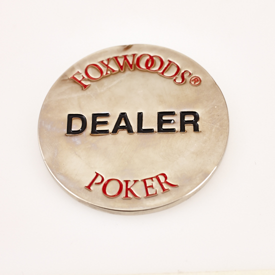 FOXWOODS POKER, Poker DEALER BUTTON