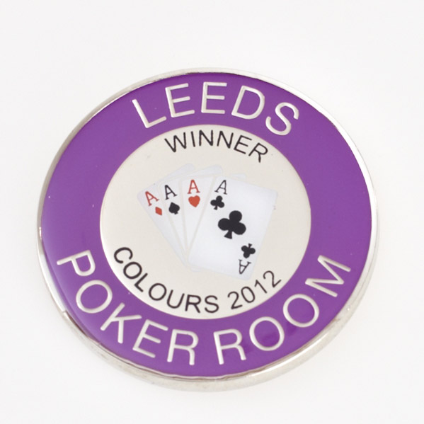 LEEDS POKER ROOM, WINNER COLOURS 2012, GROSVENOR CASINOS, Poker Card Guard