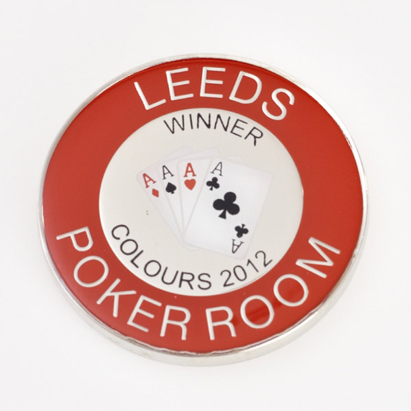 LEEDS POKER ROOM, WINNER COLOURS 2012, GROSVENOR CASINOS, Poker Card Guard