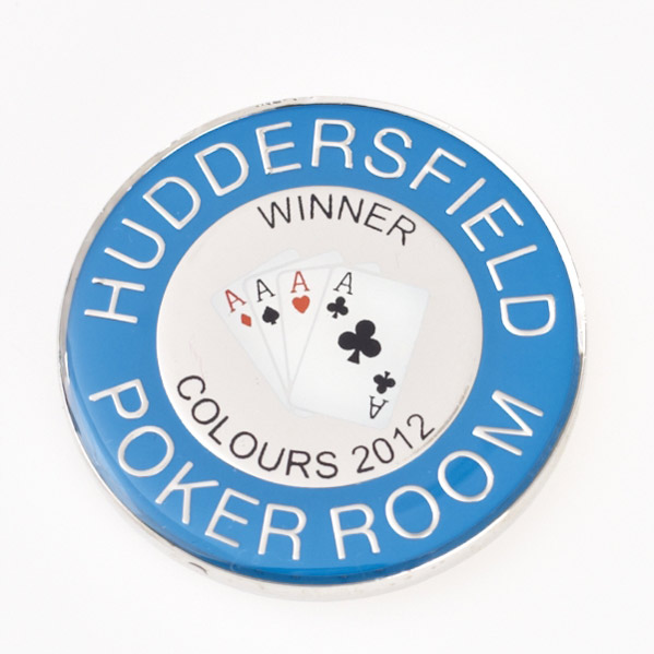 HUDDERSFIELD POKER ROOM, GROSVENOR CASINOS, WINNER COLOURS 2012. Poker Card Guard