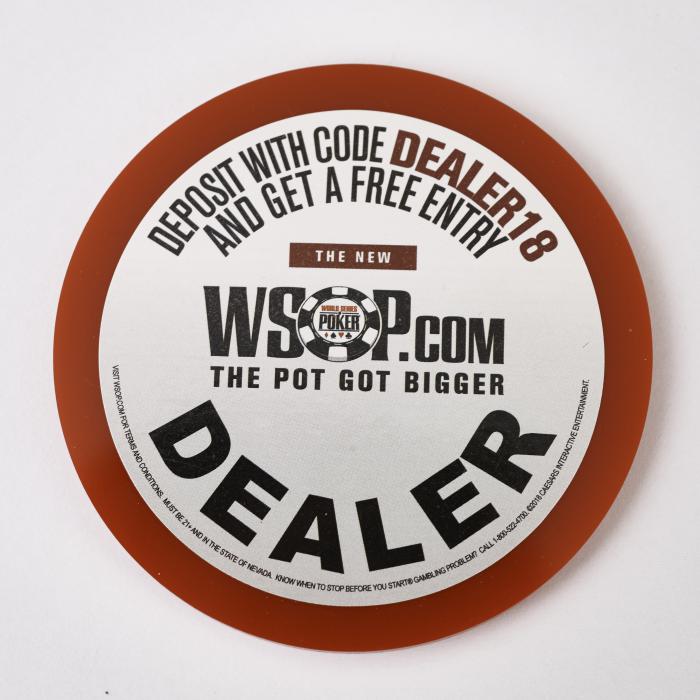 WSOP WORLD SERIES OF POKER DEALER, Poker Dealer Button