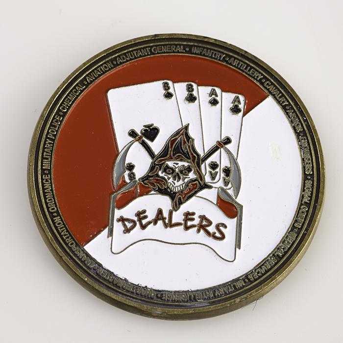 DEALERS, DELTA COMPANY 1st SQUADRON 126th CAVALRY REGIMENT, Forces Poker Card Guard