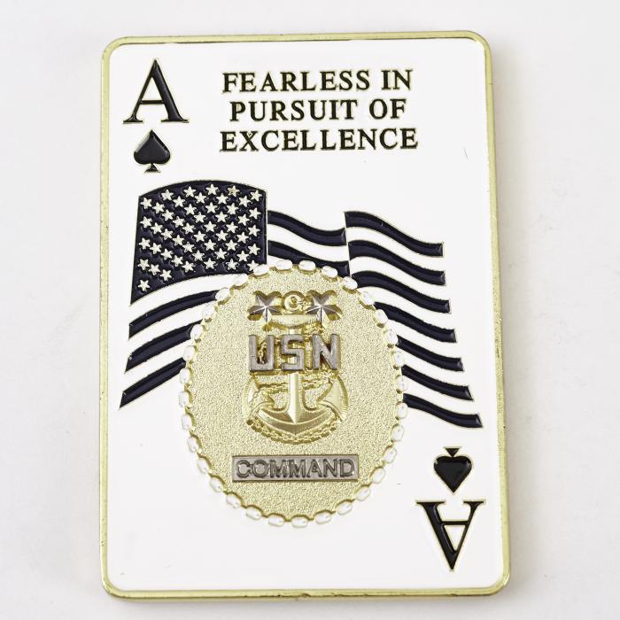 FEARLESS IN PURSUIT OF EXCELLENCE, Poker Card Guard