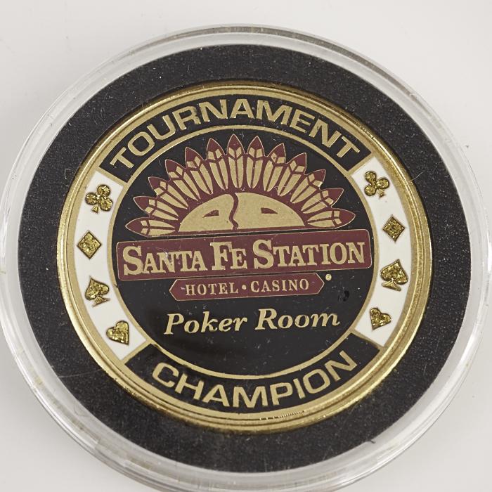 SANTA FE STATION CASINO, POKER ROOM, TOURNAMENT CHAMPION, Poker Card Guard