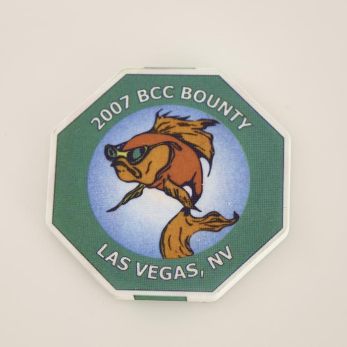 BARGE, 2007 BCC BOUNTY, LAS VEGAS NV, Poker CHIP Card Guard