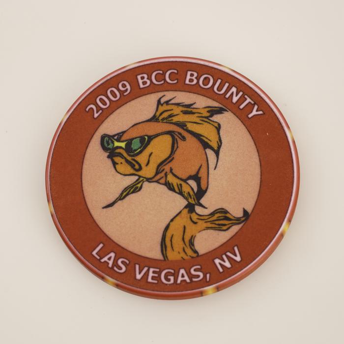 BARGE, 2009 BCC BOUNTY, LAS VEGAS NV, Poker CHIP Card Guard