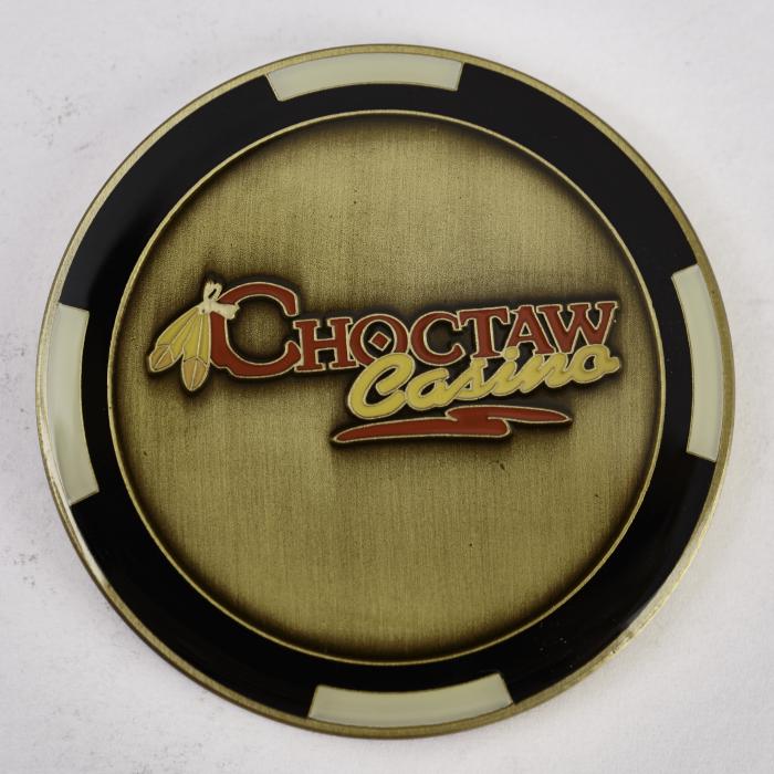 CHOCTAW CASINO, ON THE DEALER BUTTON