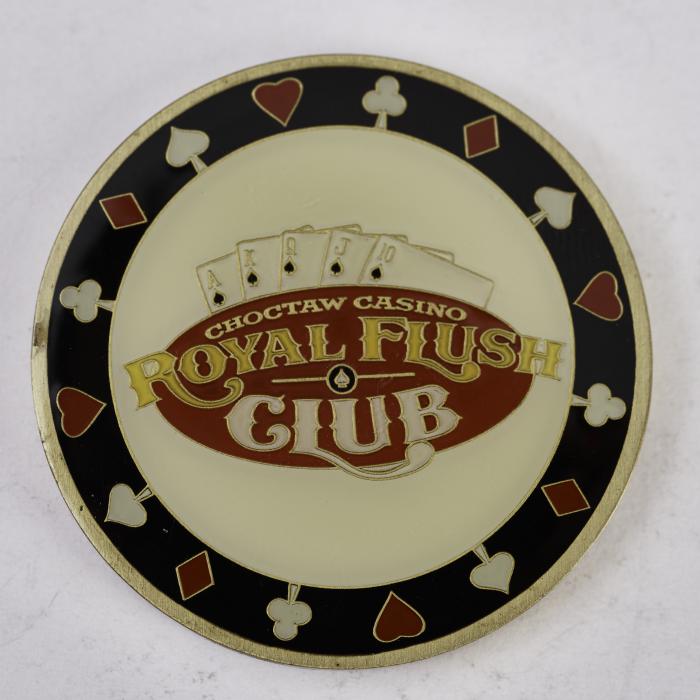 CHOCTAW CASINO $100, ROYAL FLUSH CLUB, Poker Card Guard