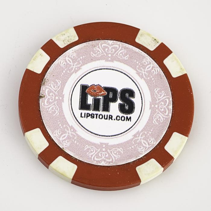 LIPS LADIES INTERNATIONAL POKER SERIES, BAY 101 CASINO, MARCH 2009, Poker Card Guard Chip