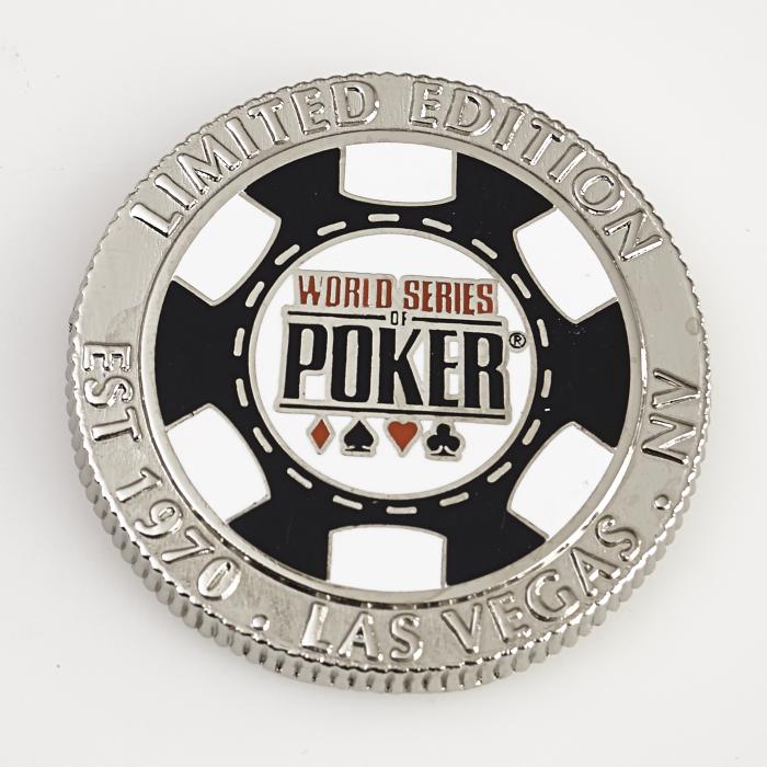 World Series of Poker Black Poker Chip Card Guard 