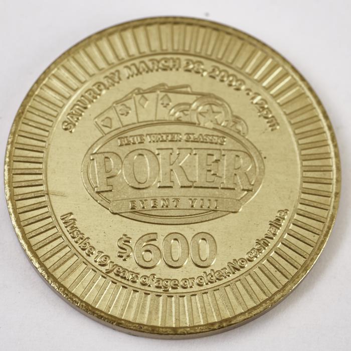 OLG CASINO POINT EDWARD $600 BLUE WATER CLASSIC EVENT VIII, (GOLD) Poker Card Guard