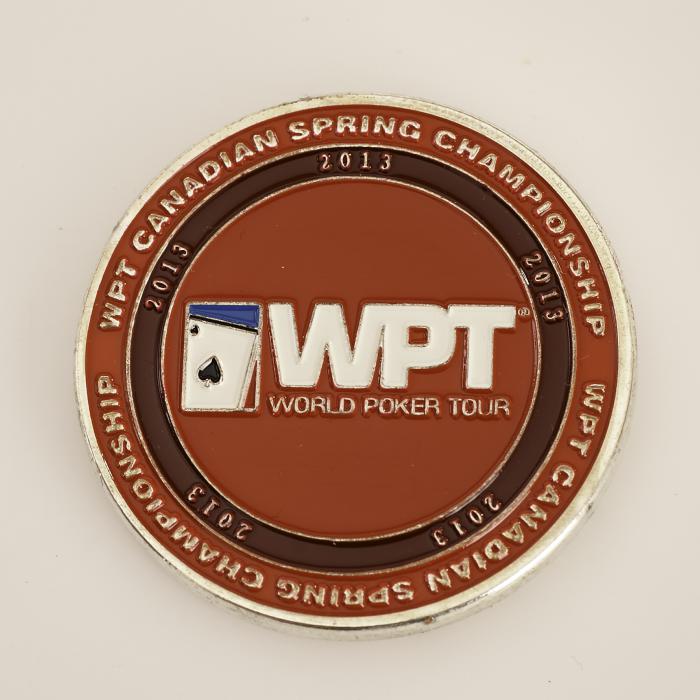 WPT WORLD POKER TOUR, CANADIAN SPRING CHAMPIONSHIP 2013, PLAYGROUND POKER CLUB, Poker Card Guard