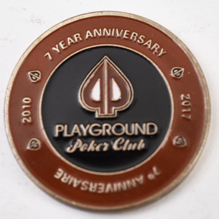 PLAYGROUND POKER CLUB 7 YEAR ANNIV 2010-2017, MILLIONS 2018, Poker Card Guard