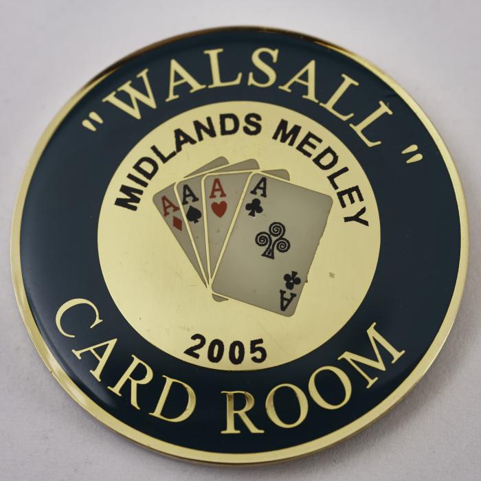 “WALSALL” CARD ROOM, MIDLANDS MEDLEY 2005, GROSVENOR CASINOS, Poker Card Guard