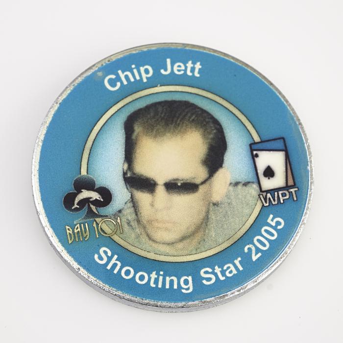 BAY 101, WPT SHOOTING STAR 2005, CHIP JETT, Poker Spinner Card Guard
