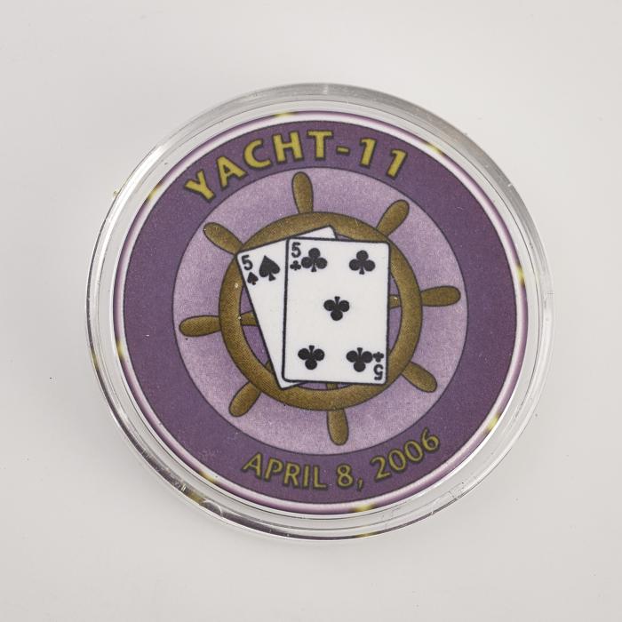 YACHT-11, Poker Chip Card Guard