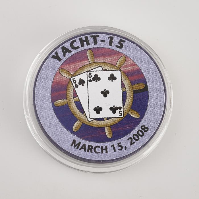 YACHT-15, Poker Chip Card Guard