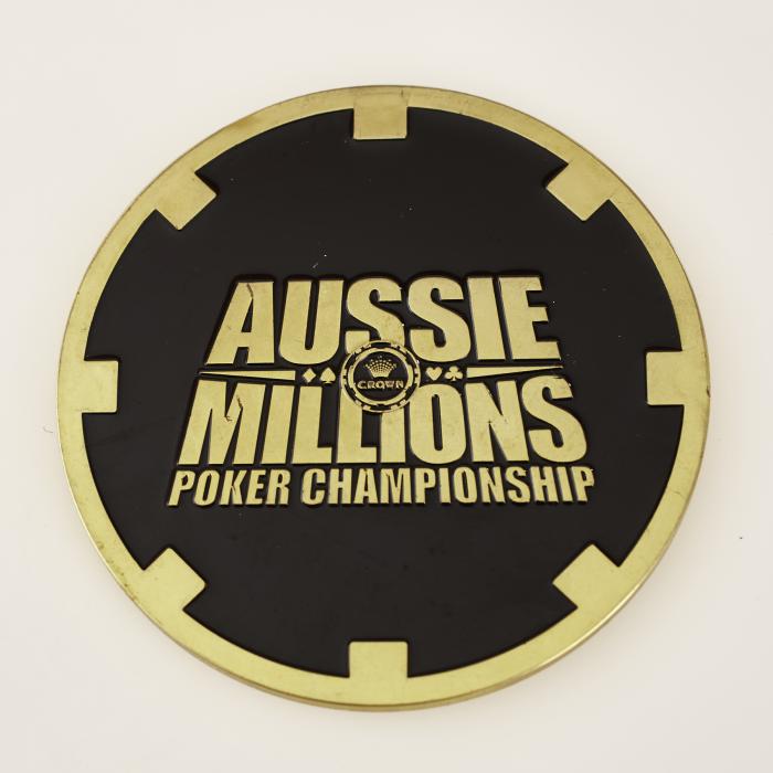 AUSSIE MILLIONS POKER CHAMPIONSHIP (OVERSIZED), Poker Card Guard