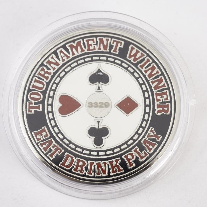 NPPL  NATIONAL PUB POKER LEAGUE (No. 3329), TOURNAMENT WINNER, EAT DRINK PLAY, Poker Card Guard