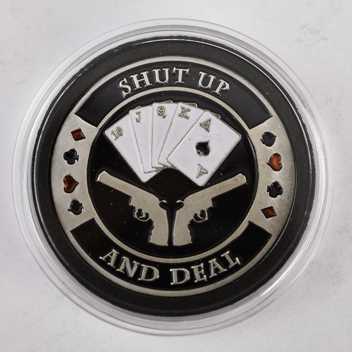 NPL NATIONAL POKER LEAGUE, SHUT UP AND DEAL, Poker Card Guard