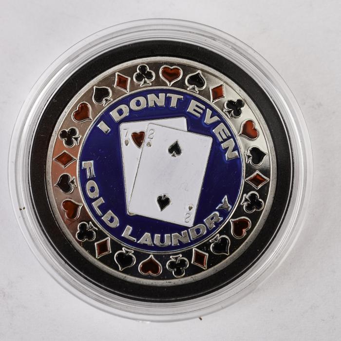 NPL NATIONAL POKER LEAGUE, I DONT EVEN FOLD LAUNDRY, Poker Card Guard