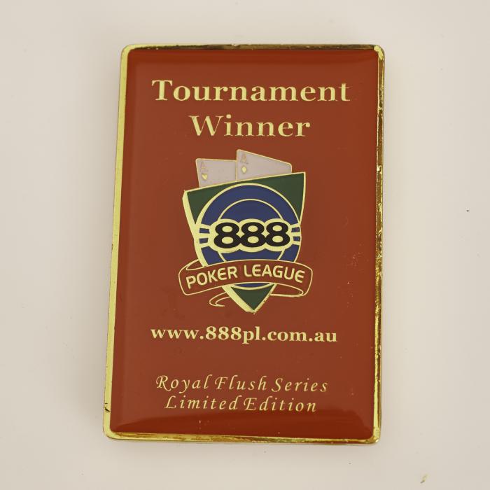888 POKER LEAGUE, QUEEN SPADES, TOURNAMENT WINNER, ROYAL FLUSH SERIES, Poker Card Guard