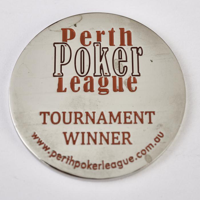 PPL PERTH POKER LEAGUE TOURNAMENT WINNER, Poker Card Guard