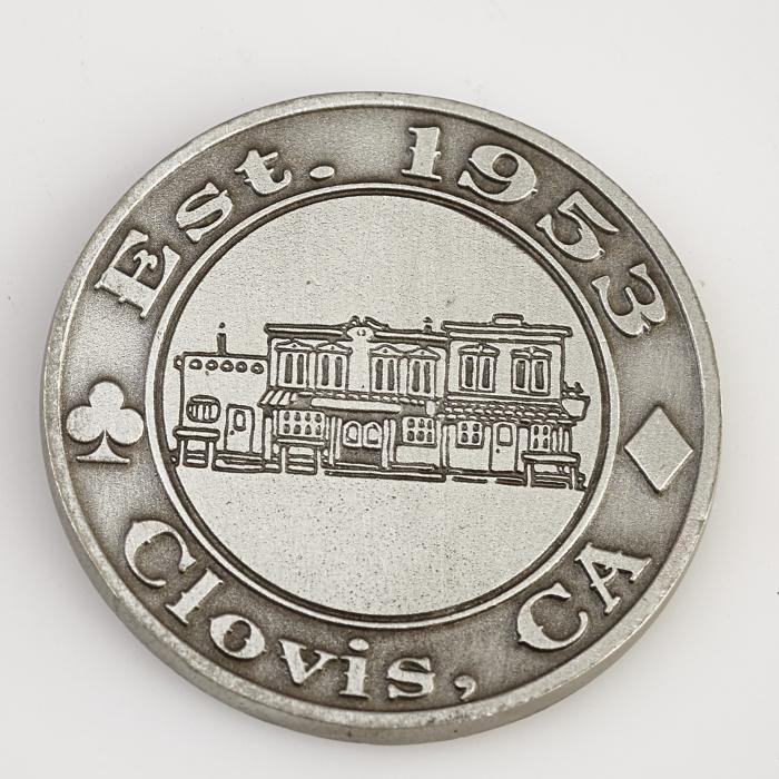 THE 500 CLUB CASINO, 2012, EST. 1953, CLOVIS CA., Poker Card Guard