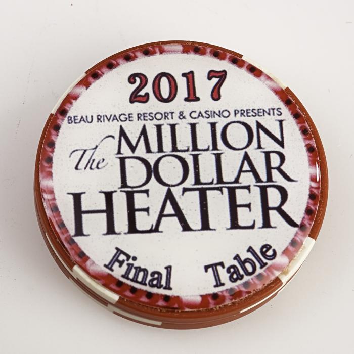 BEAU RIVAGE CASINO 2017, THE MILLION DOLLAR HEATER, FINAL TABLE, Poker Card Guard