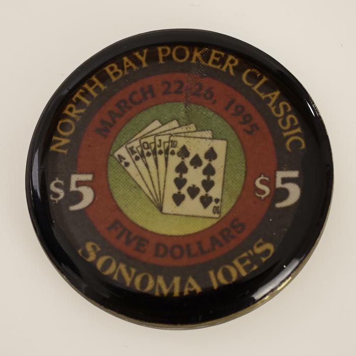 NORTH BAY POKER CLASSIC, 1995, SONOMA JOE’S, Poker Card Guard