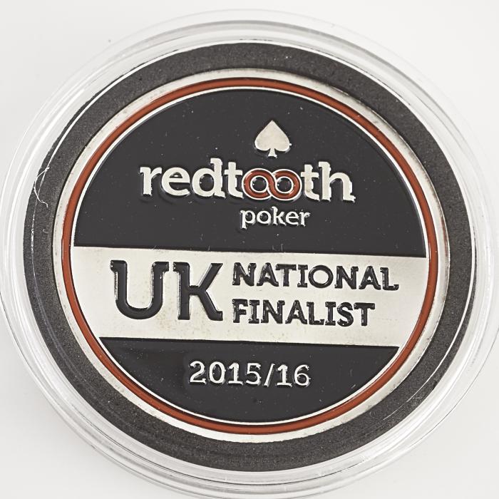 REDTOOTH POKER UK NATIONAL FINALIST 2015/16, Poker Card Guard