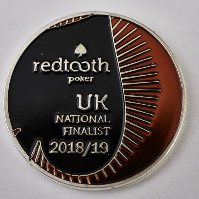 REDTOOTH POKER, UK NATIONAL FINALIST 2018/19, Poker Card Guard